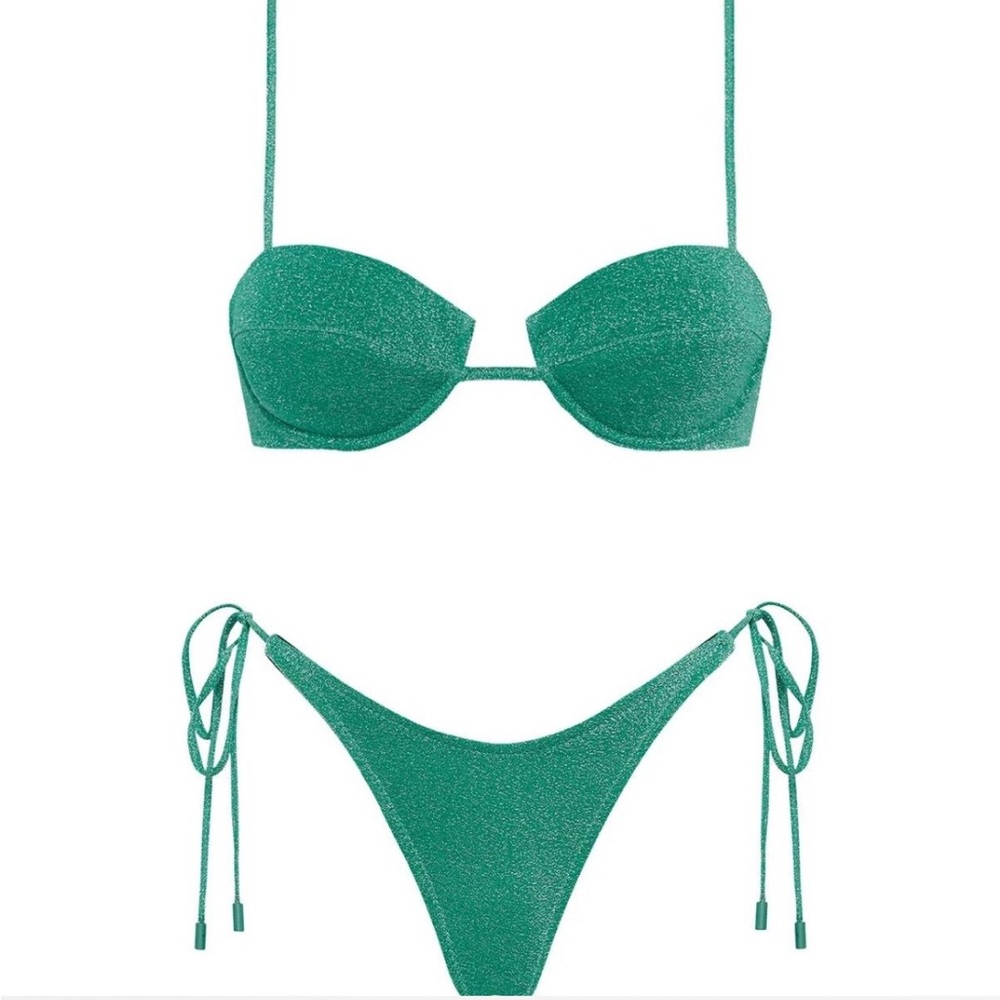 Triangl Green Bikini Set
